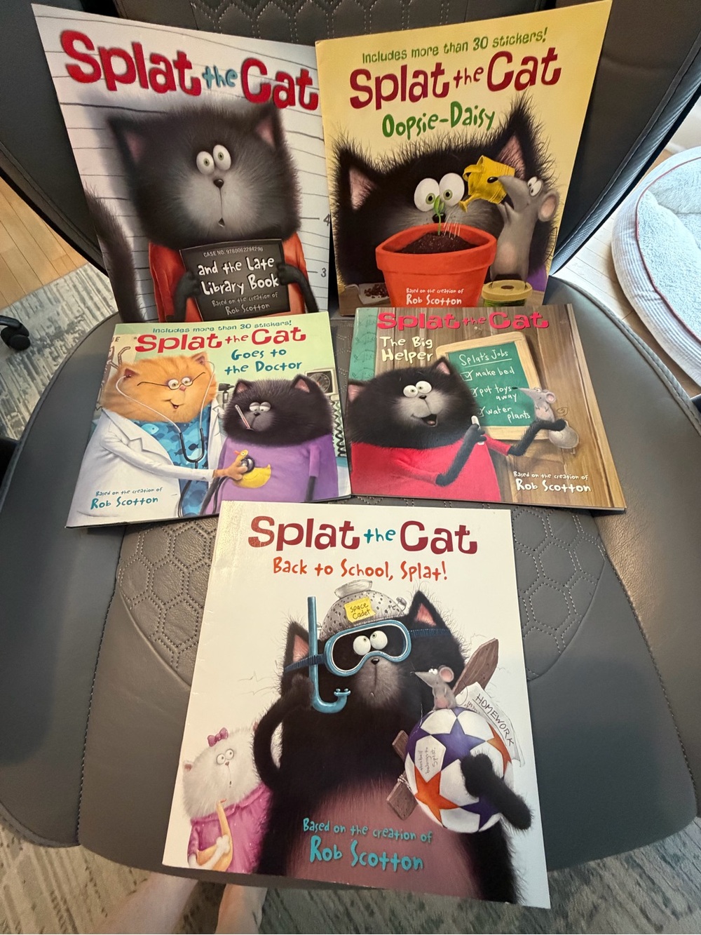5 Splat the Cat books